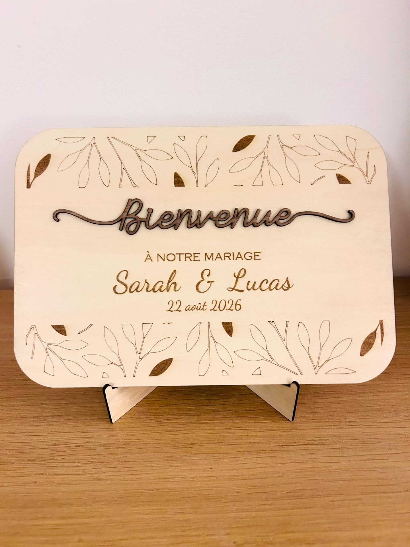 Panneau Sarah & Lucas — vue 1 sur 3